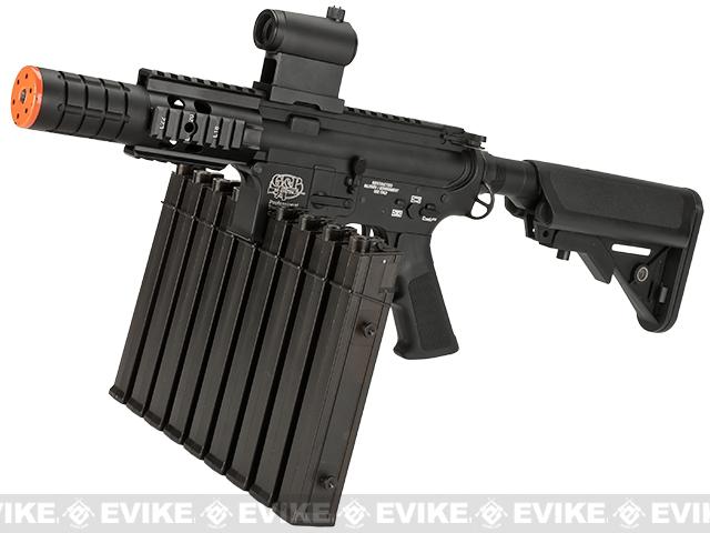 Evike Custom G P Class I 9mm M4 Patriot Airsoft AEG Rifle Package Gun