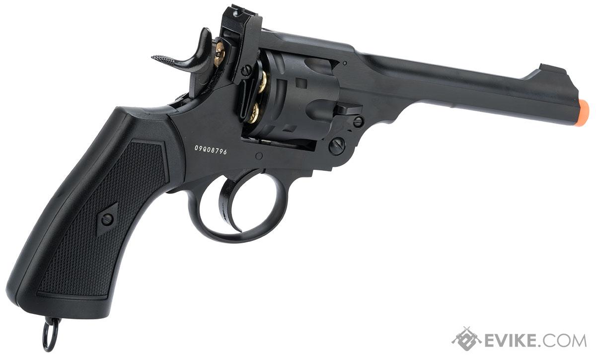 English Webley Licensed Mk Vi Airsoft Revolver By Win Gun Color Black