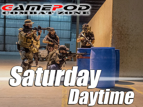 Gamepod Combat Zone Field Admission Pass (Ticket: Saturday Daytime)