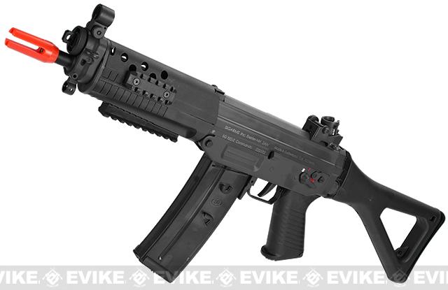 ICS SIG 552 Commando Airsoft AEG Rifle - Black, Airsoft Guns, Airsoft ...