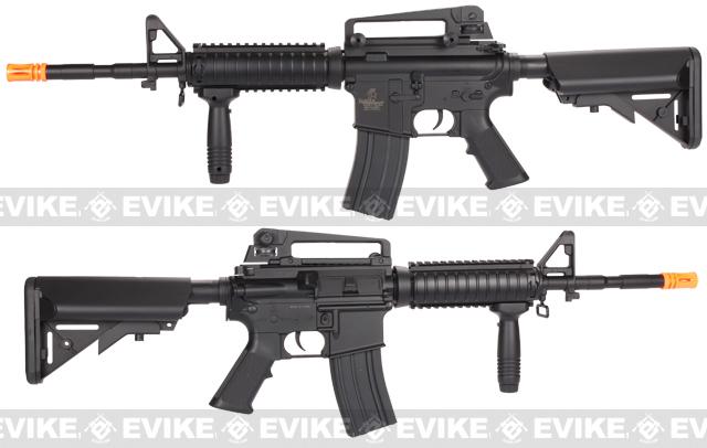 Lancer Tactical M4RIS Airsoft AEG Rifle - Black