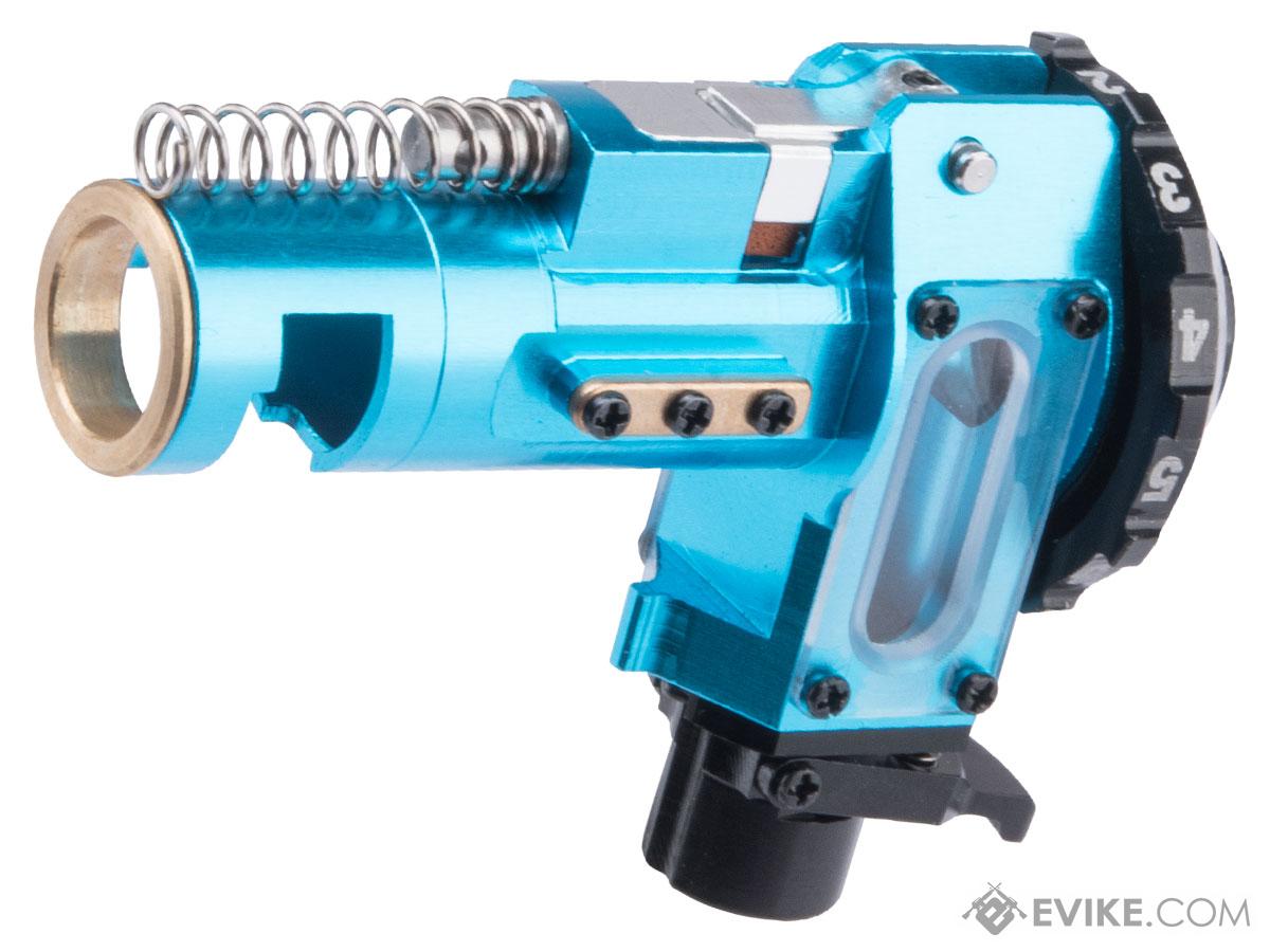 EMG / Maxx Model CNC Aluminum Hopup Chamber for M4 Airsoft AEG Rifles (Model: M4A / EMG Blue)