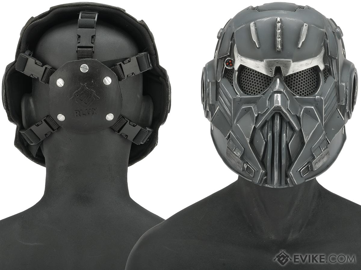 Evike.com R-Custom Hellghast Fiberglass Mask w/ Wire Mesh (Color: Matte ...