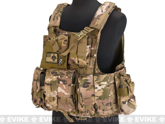 Matrix Tactical Assault Plate Carrier Vest w/ Cummerbund & Pouches ...